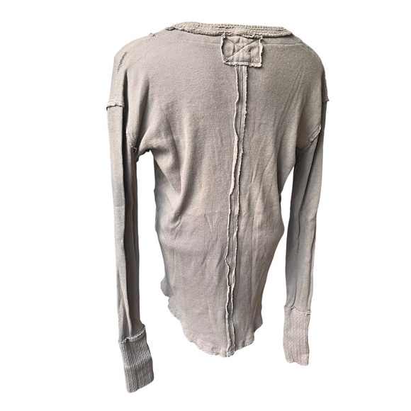 Free People Colby Long Sleeve Tee in Atmosphere, Sz M - Picture 9 of 16